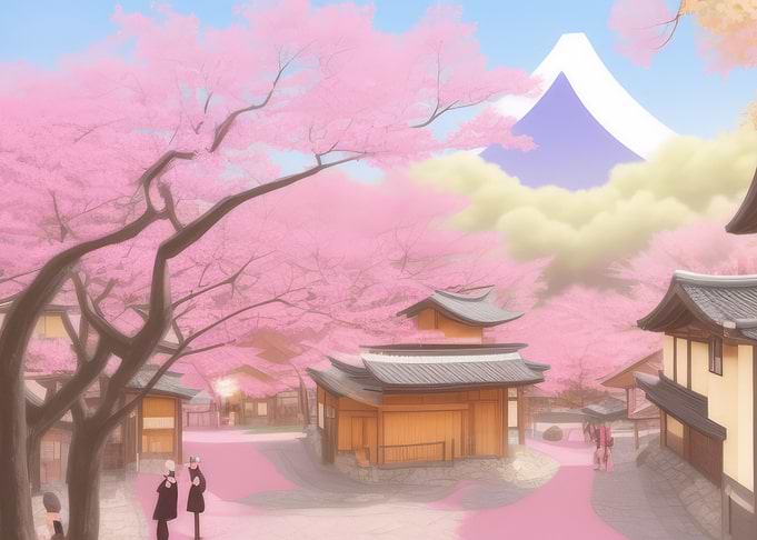 Japanese town