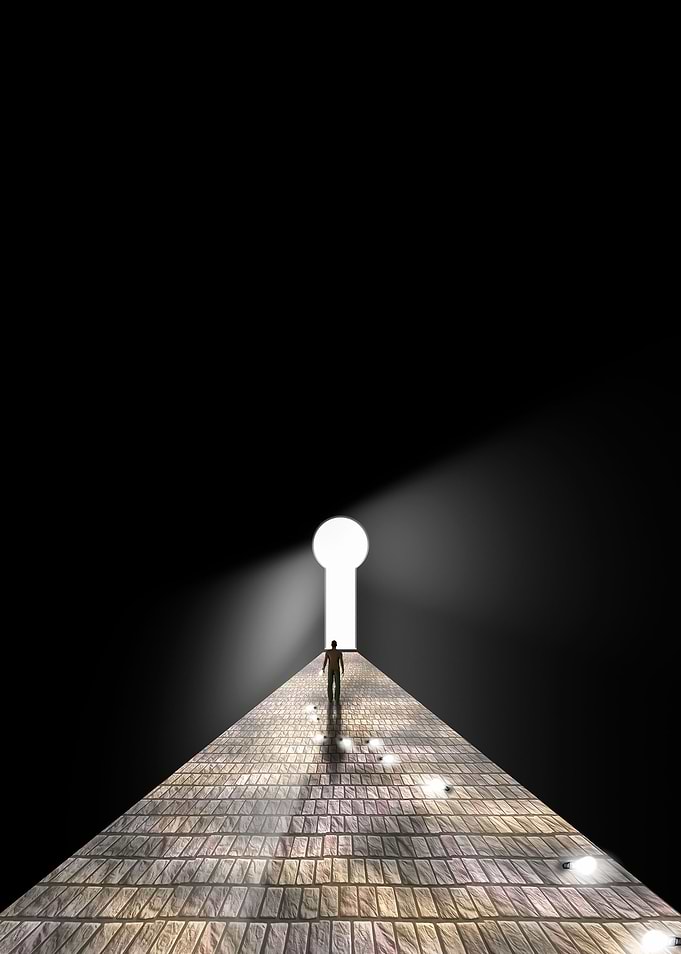 Keyhole in space