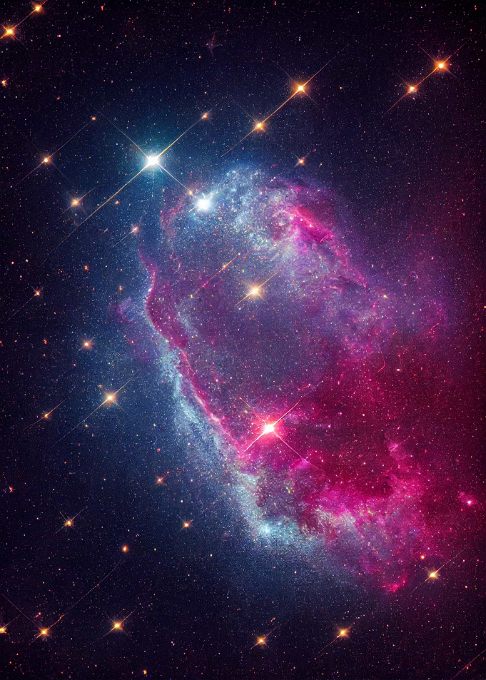 Colorful nebula