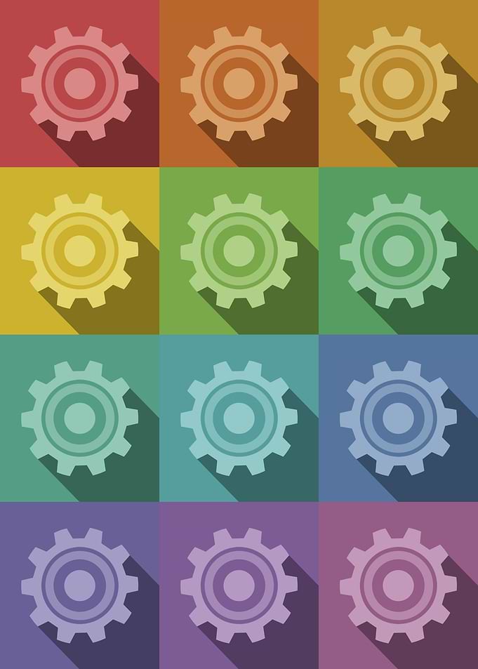 Engineer Gears Pop Art
