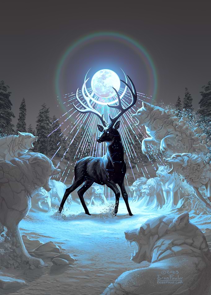 Winter Captures the Night
