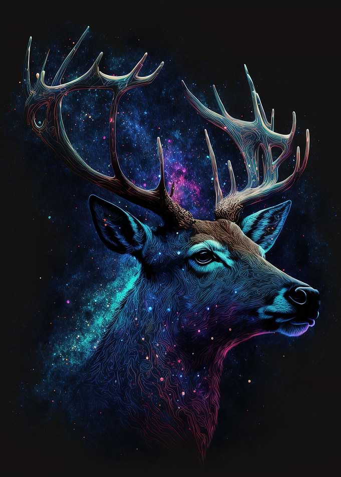 Deer neon