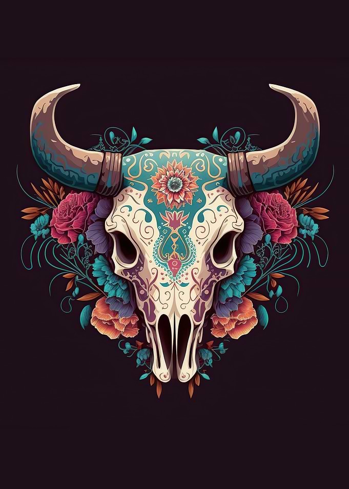 cow skull