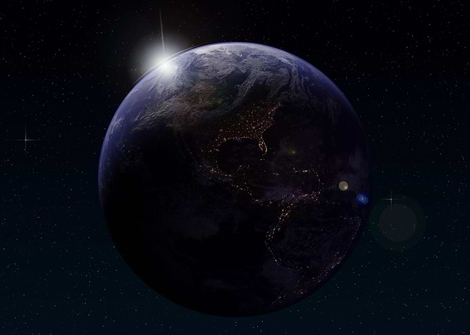 Eath Day and Night