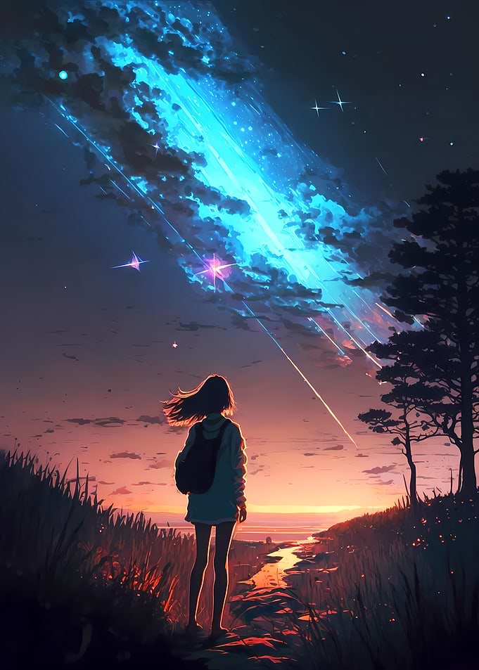 Meteor Showers Landscape