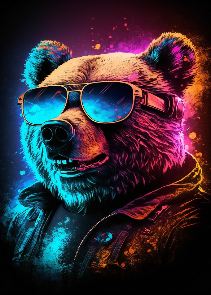 Neon Nights Bear