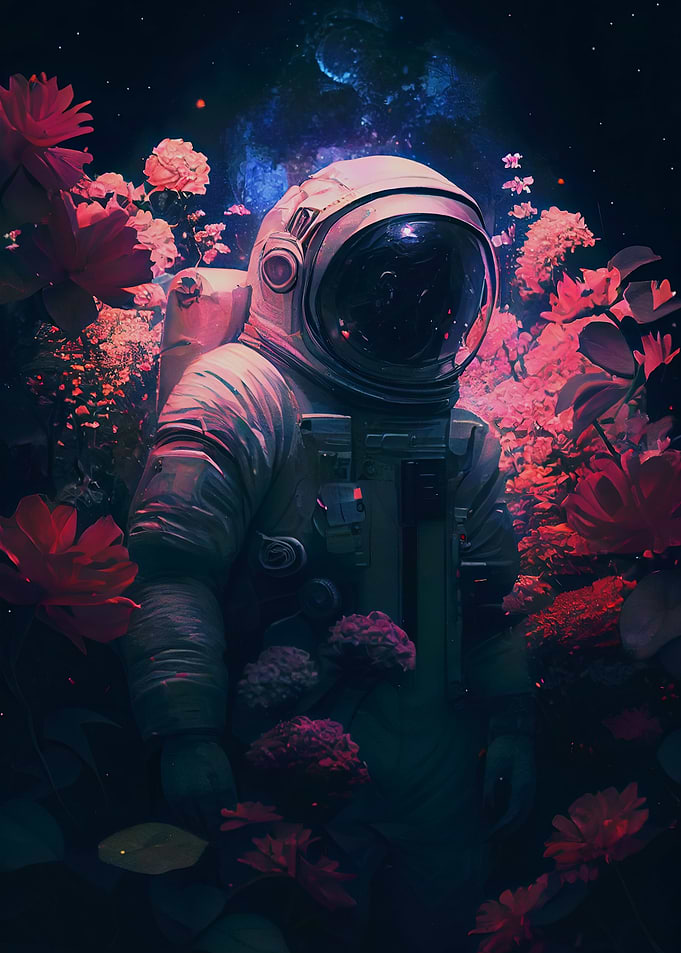 Astronaut Flower