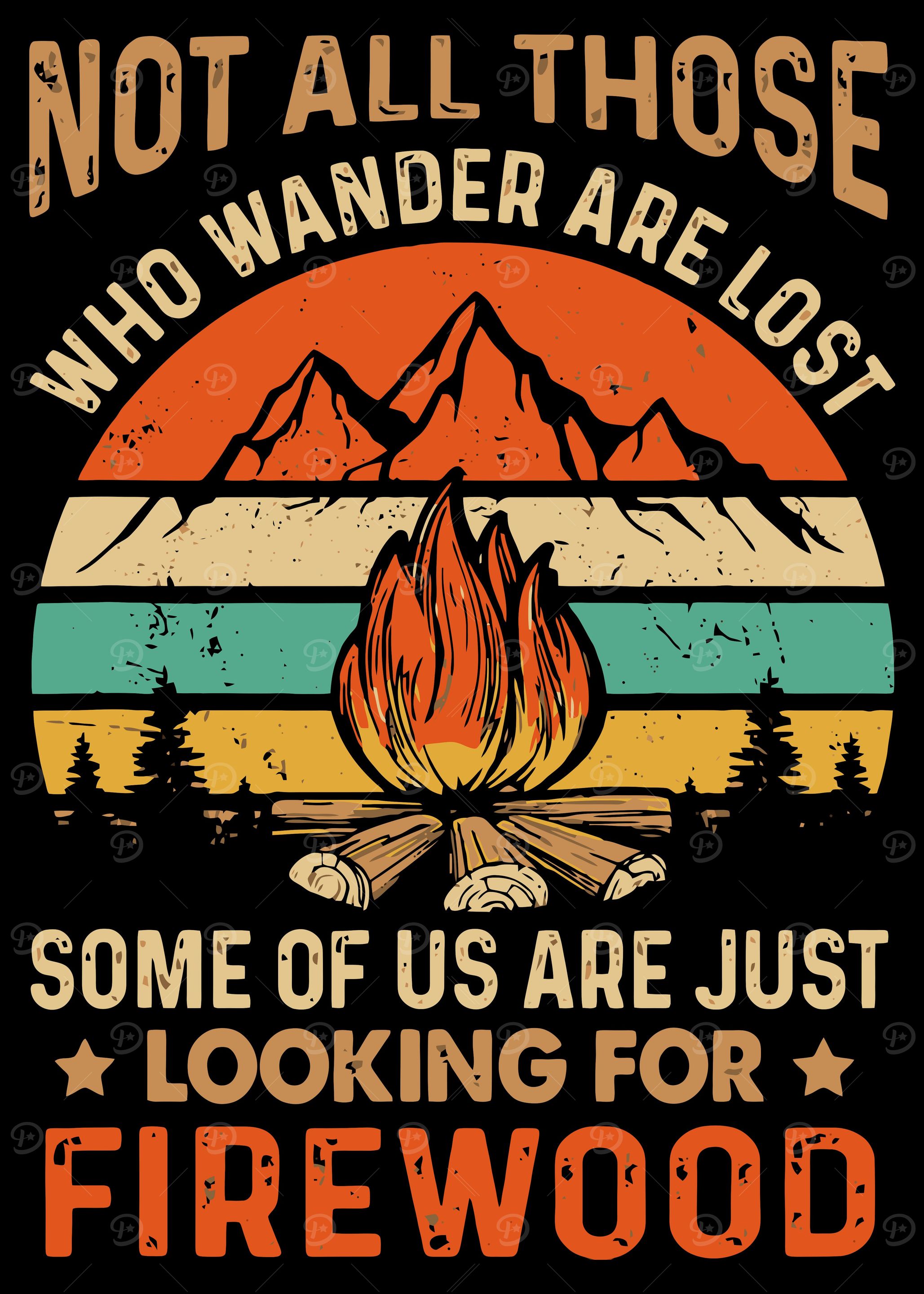 Funny Camping Wander