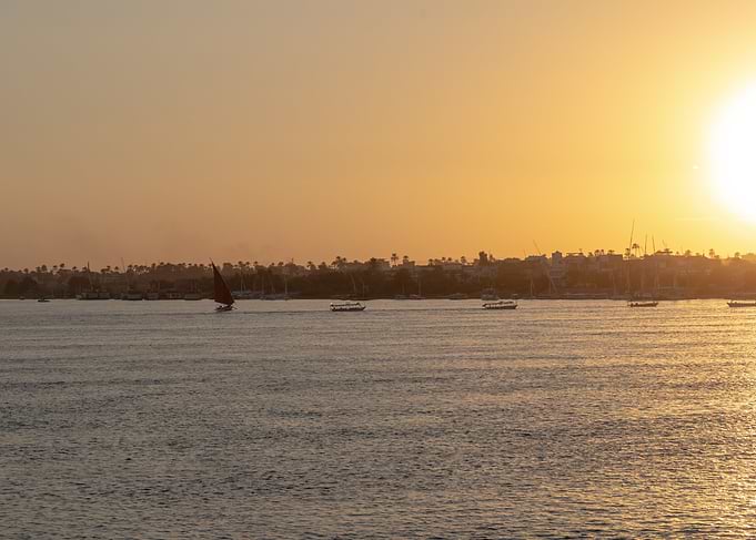 Sunset on the Nile
