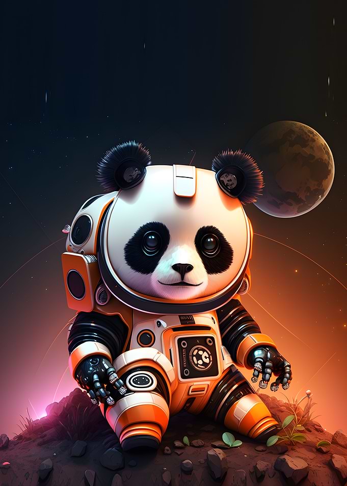 Futuristic Panda