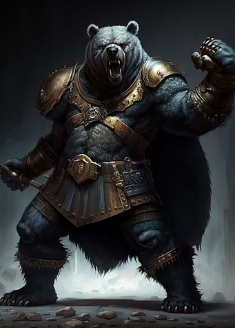 Bear warior