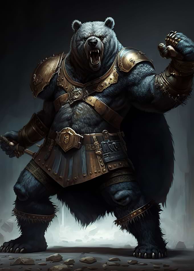 Bear warior