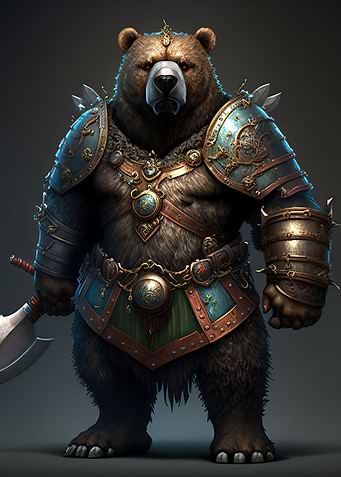 Bear warior