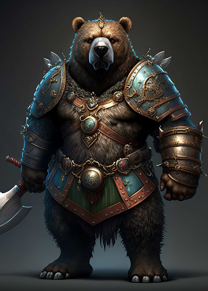 Bear warior