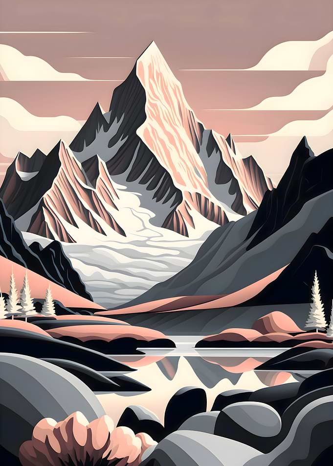 Patagonian Pink Serenity