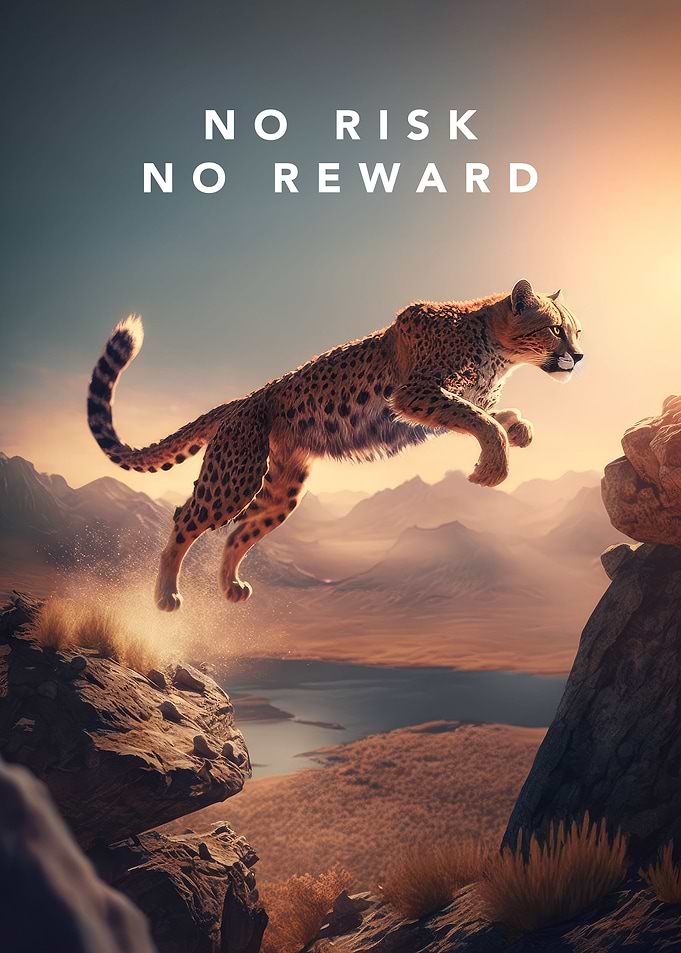 No Risk No Reward Cheetah