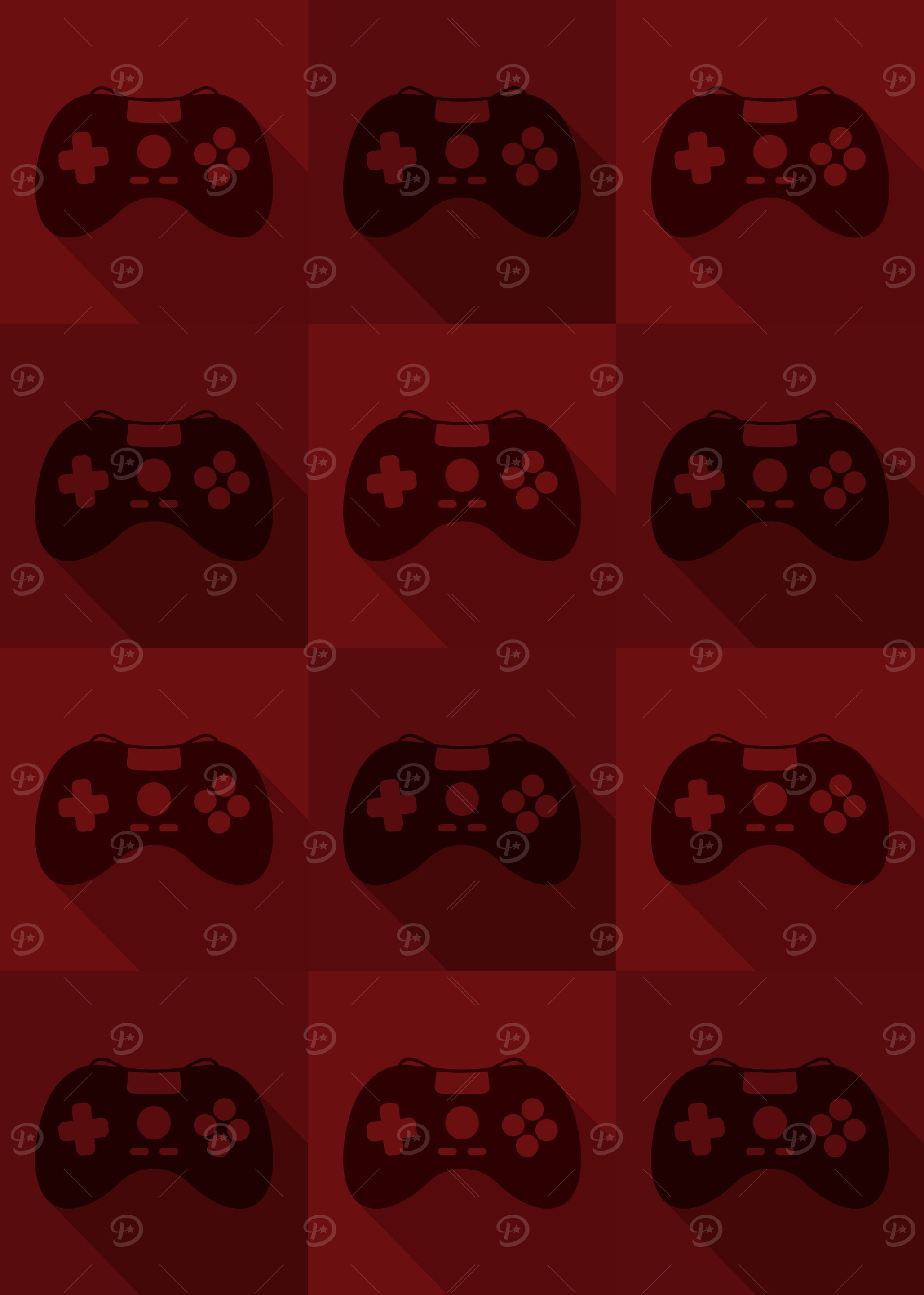 Gamer Controllers Red