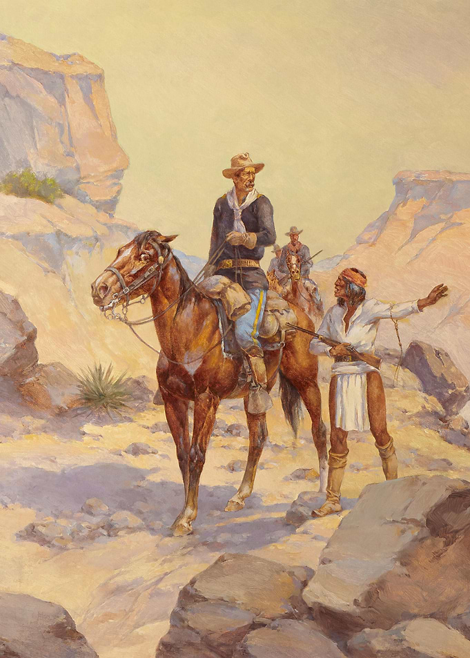 Indian Tracker And Sheriff