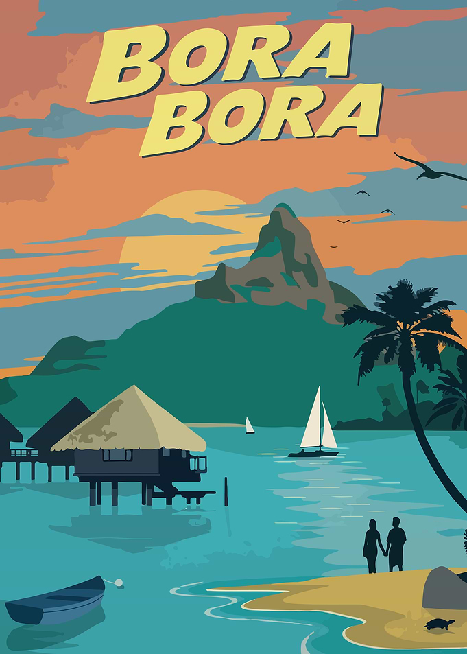 Travel to bora bora