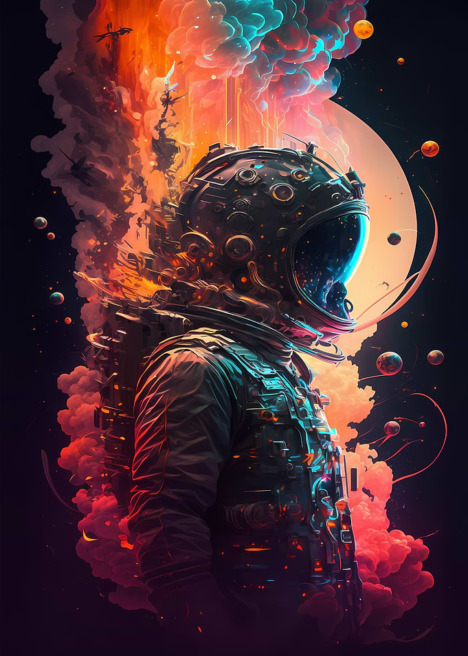 Abstract Space Cyberpunk