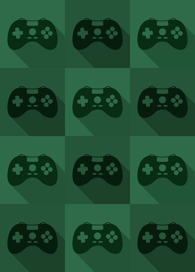 Gamer Controllers Green