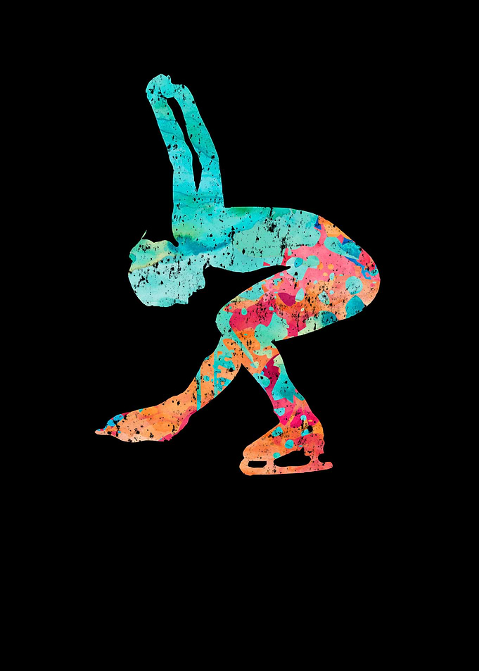 Eiskunstlauf PopArt