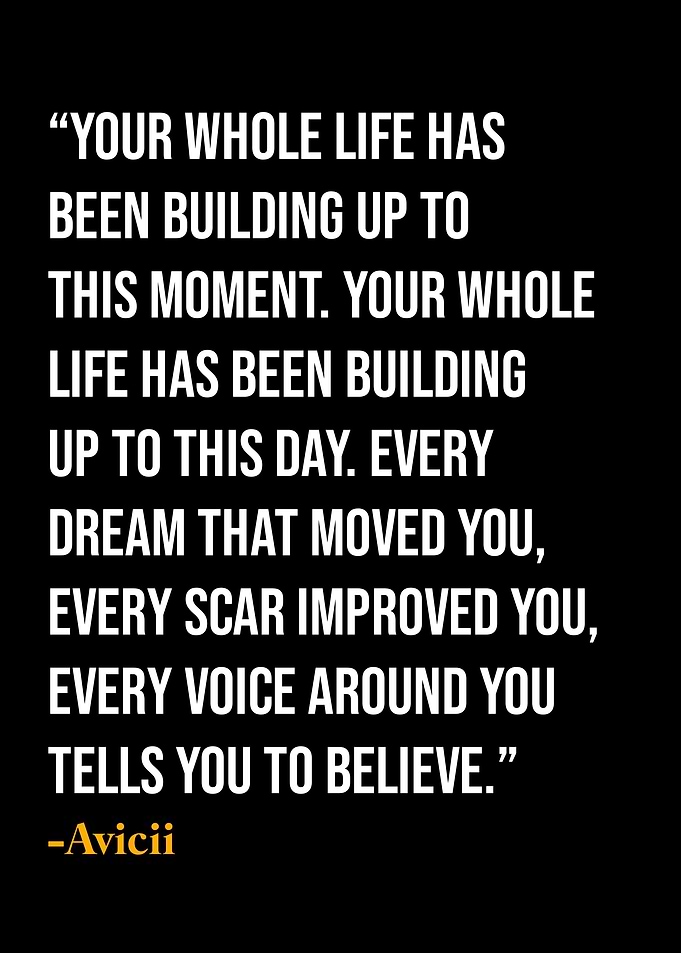 Avicii Quote