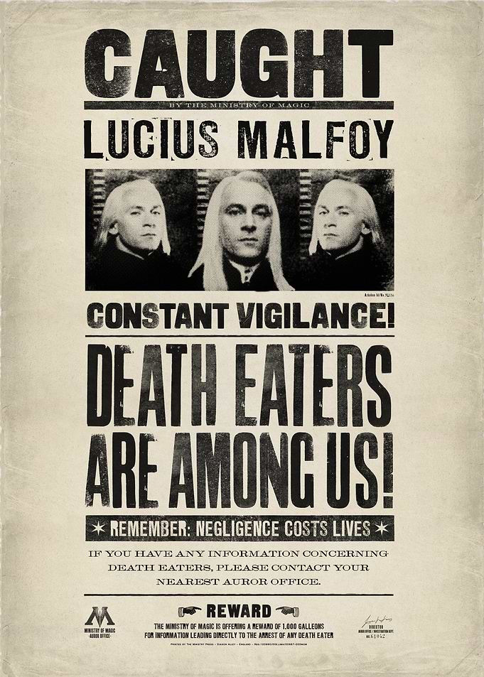 Caught Lucius Malfoy