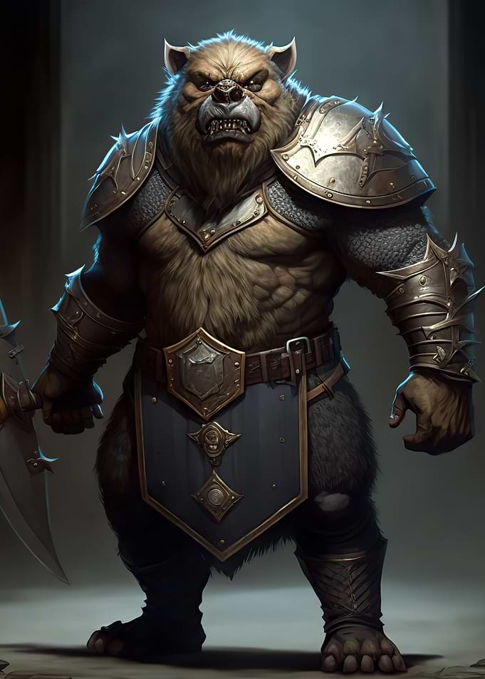 Bear warior