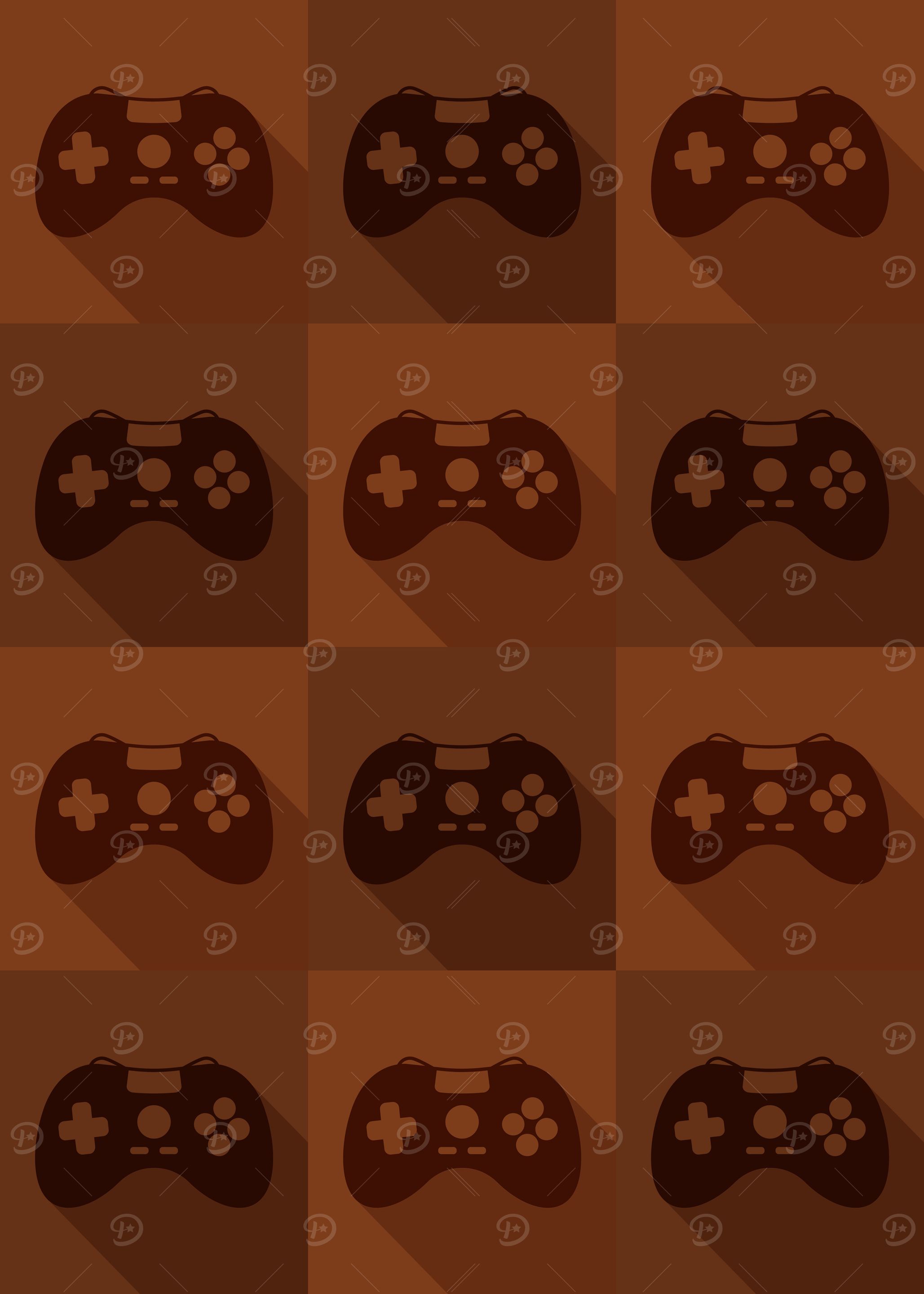 Gamer Controllers Orange