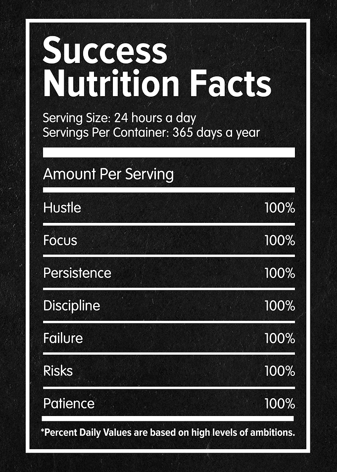 success nutrition facts