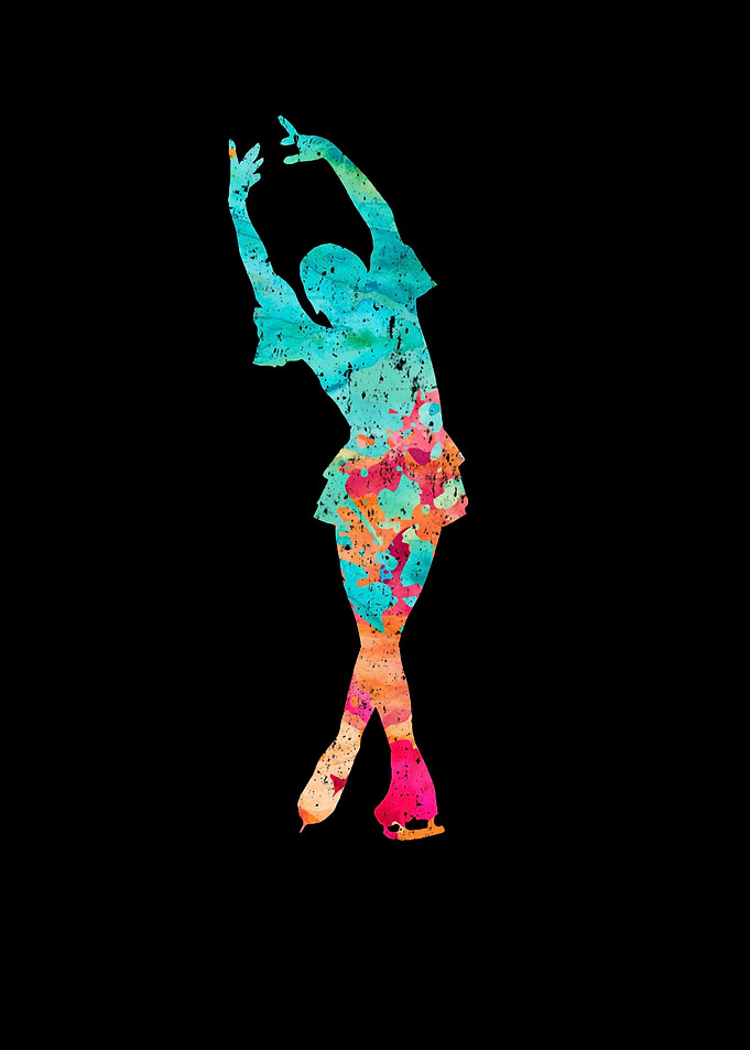 Eiskunstlauf PopArt