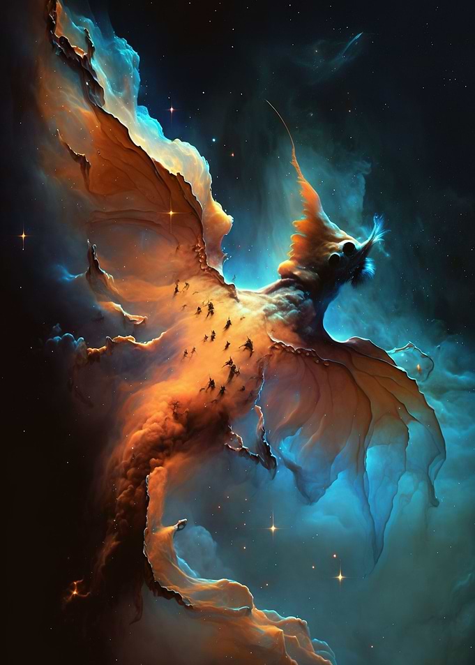 Dragon Nebula Abstract