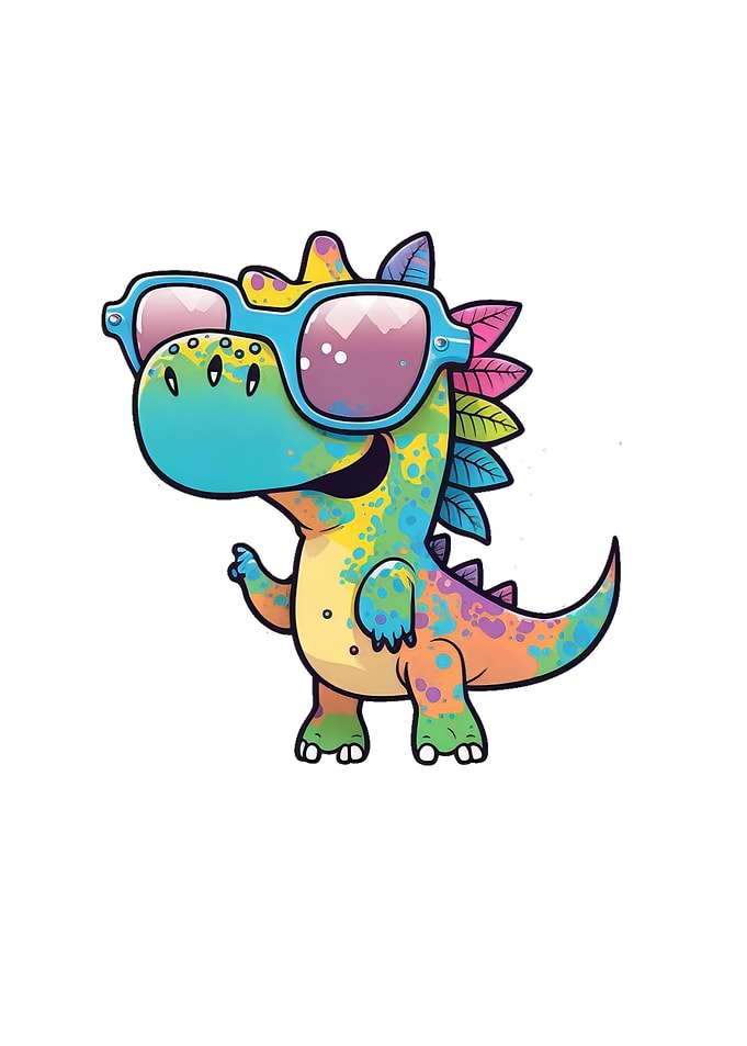 Dino with Sunglasses