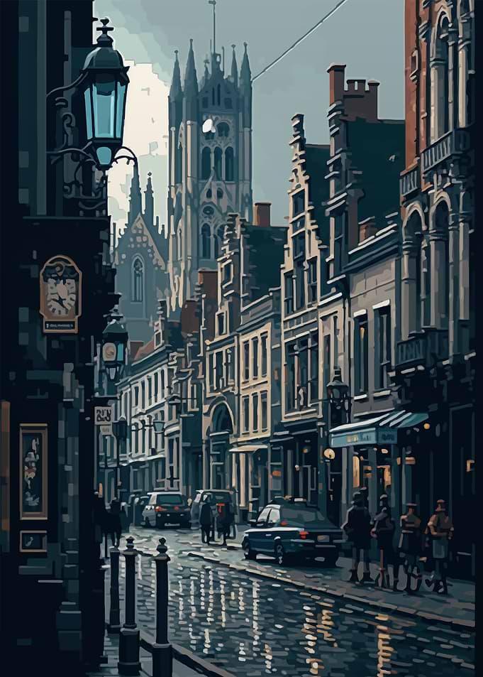 Ghent Pixel Art