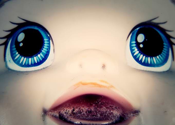 Doll cute scary ecu