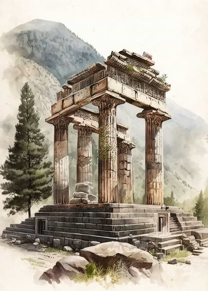 Temple of Apollo in Delphi