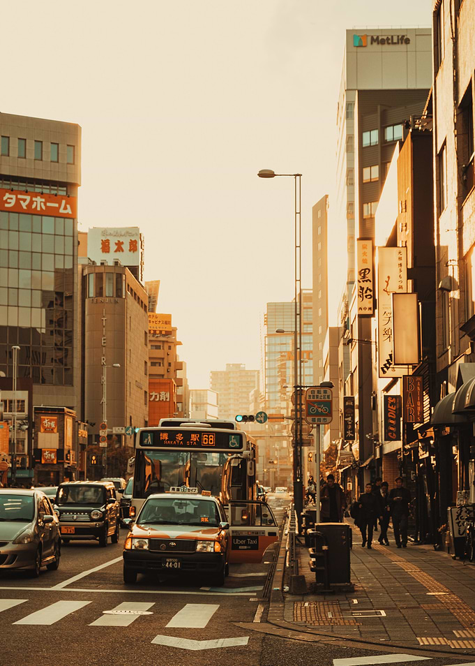 Fukuoka Sunset Japan