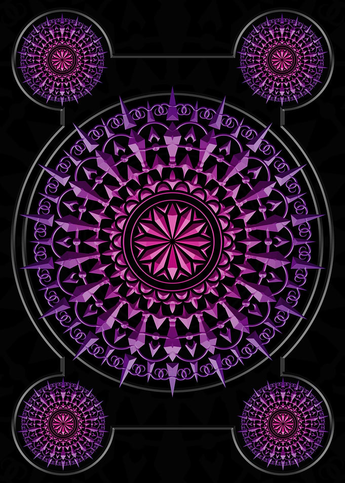 purple mandala