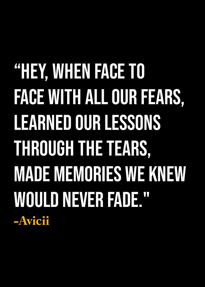 Avicii Quote