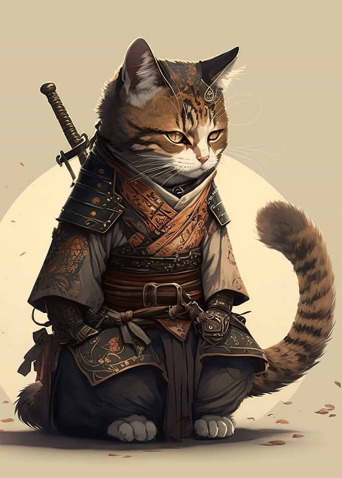 Samurai Cat