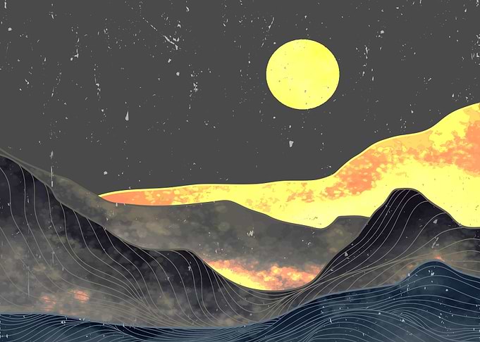 Natural abstract landscape