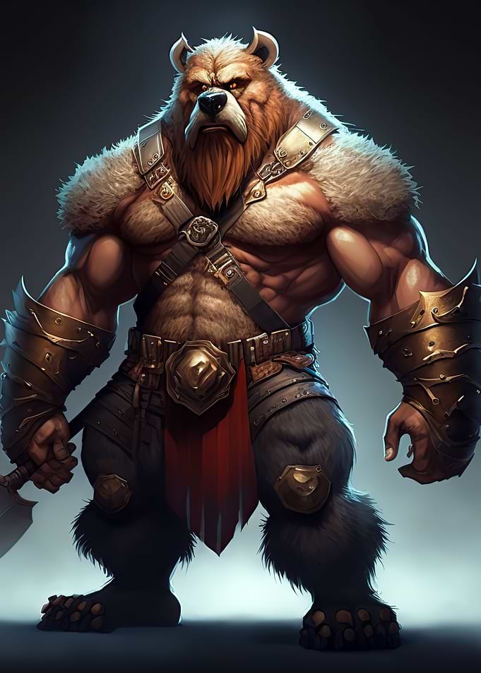 Bear warior
