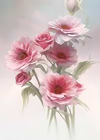 Bouquet of pink flowers