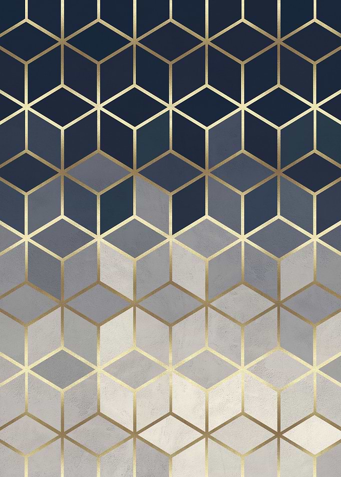 Golden and colorful B