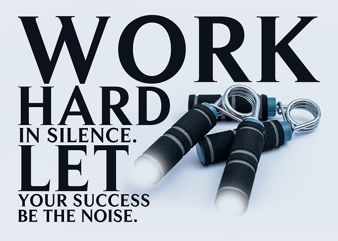Work Hard In Silence Gym