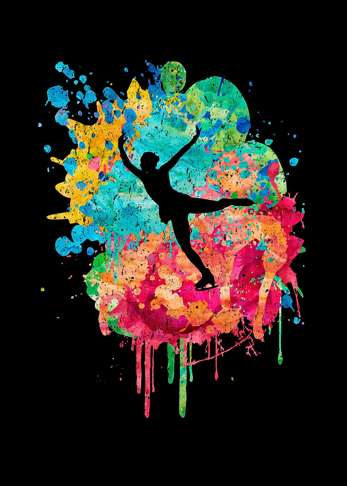 Eiskunstlauf PopArt
