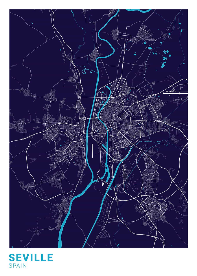 Seville City Map