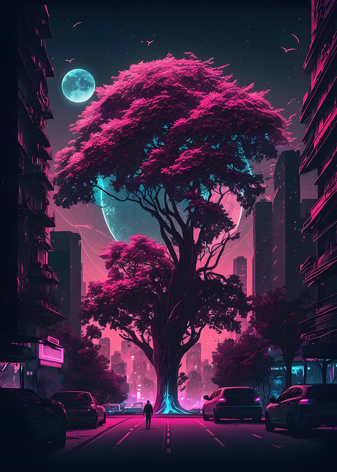 Pink Tree 2