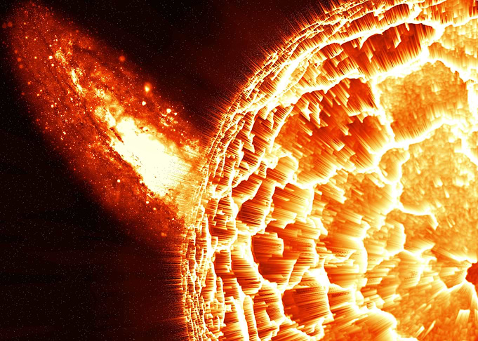 explosion sun